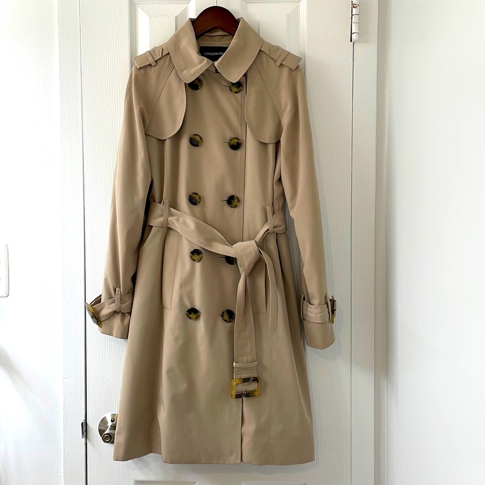 London Fog Woman’s Trench Coat with Liner Petite XS